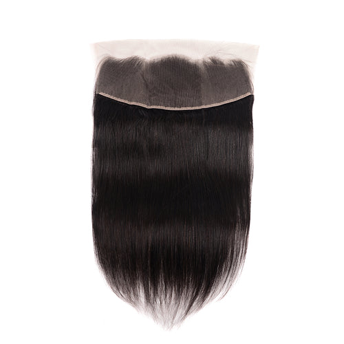 13*4 Frontal lace Straight High density small knots 100 human hair natural color can be bleached and dyed